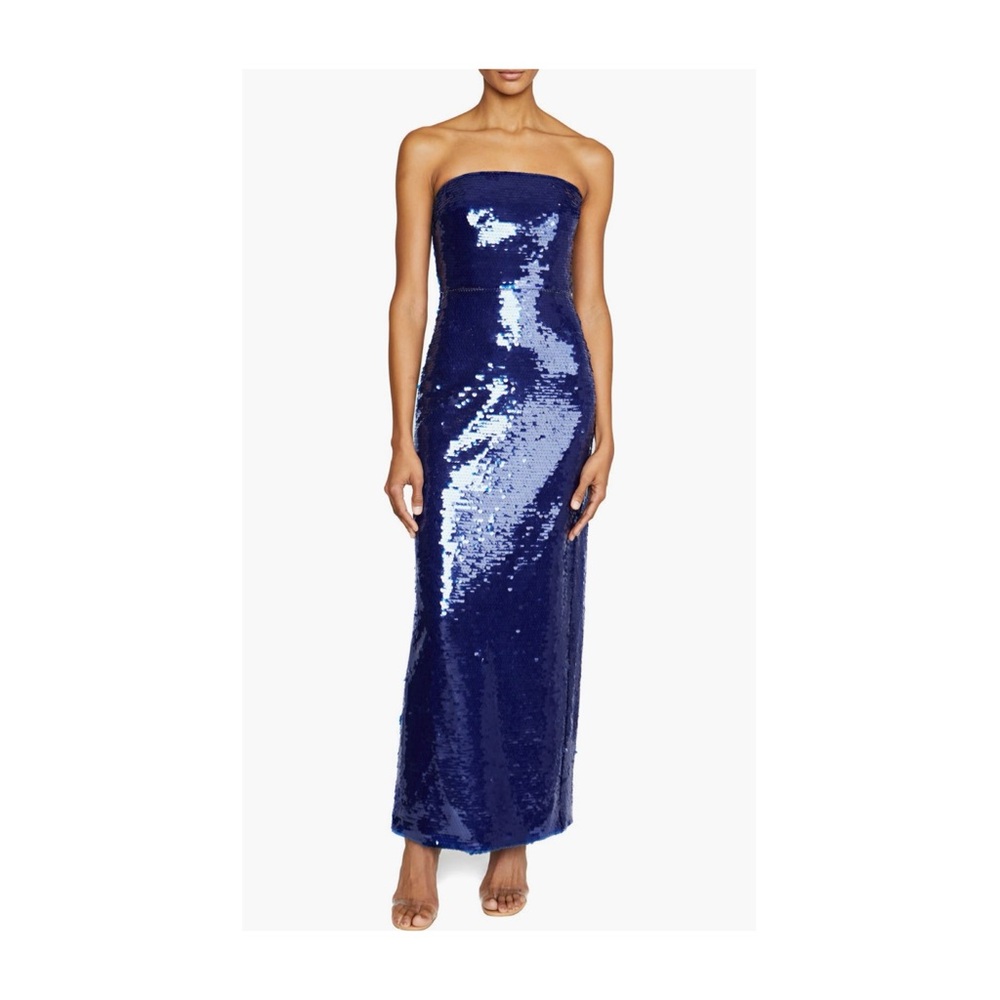 Mira strapless sequin gown, ML Monique Lhuillier